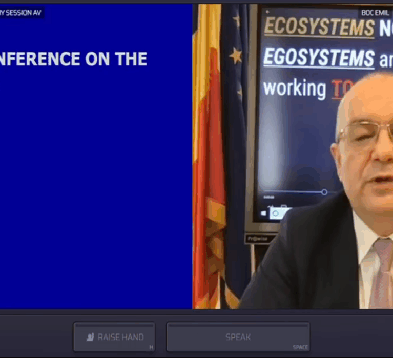 Asociația Municipiilor din România (AMR) reprezentată de domnul președinte Emil Boc și de primarul Sectorului 4, domnul Daniel Băluță, în cadrul plenului Comitetului European al Regiunilor (CoR)