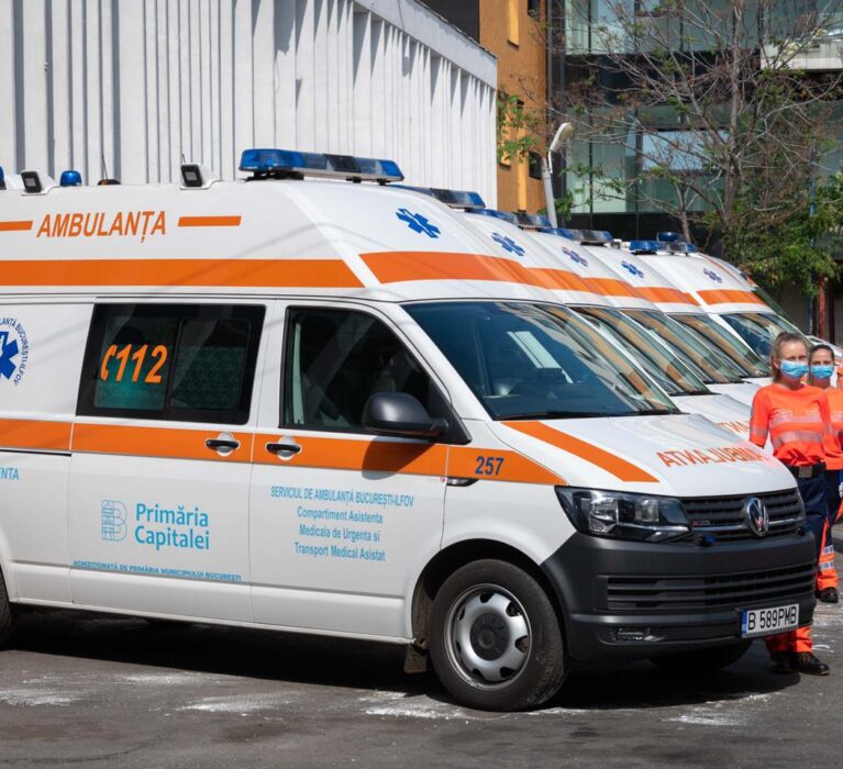 100 ambulanțe noi achiziționate de Primaria Capitalei