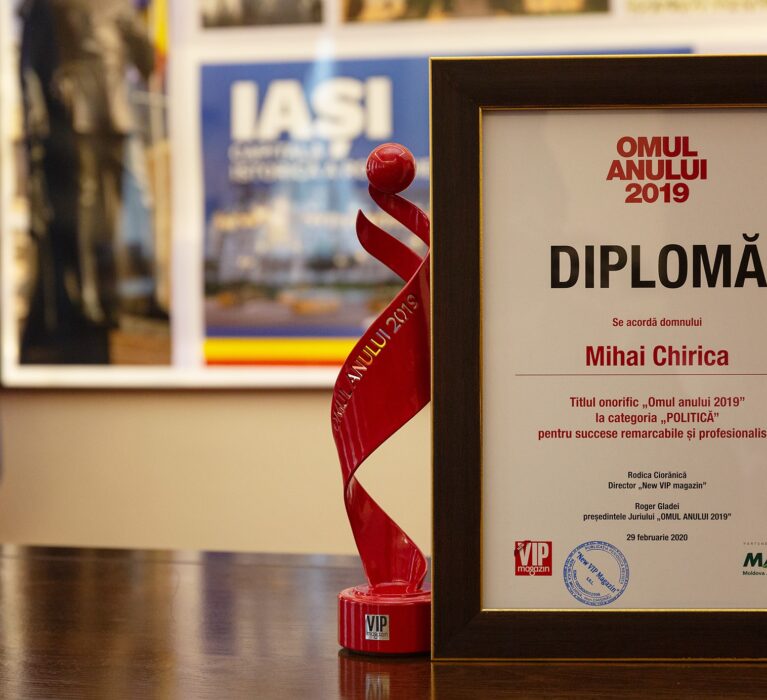 Mihai Chirica, desemnat „Omul Anului 2019” în cadrul Galei „VIP Magazin”