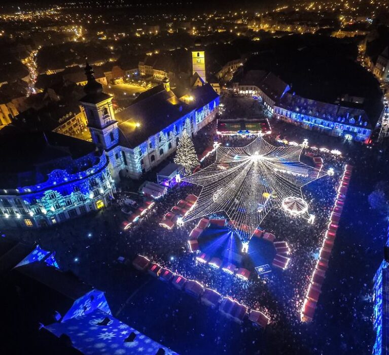Inaugurarea tradiționalului Târg de Crăciun din Sibiu