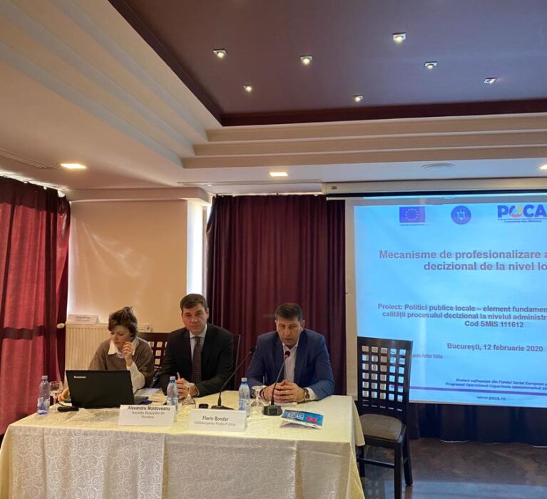 Mecanisme de profesionalizare a procesului decizional de la nivel local