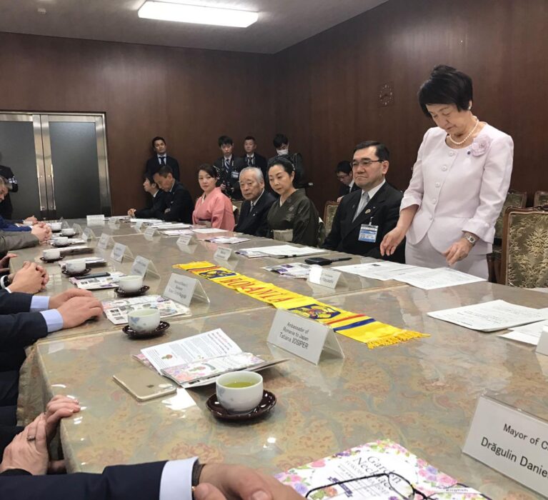 Vizita delegatiei AMR la Yokohama