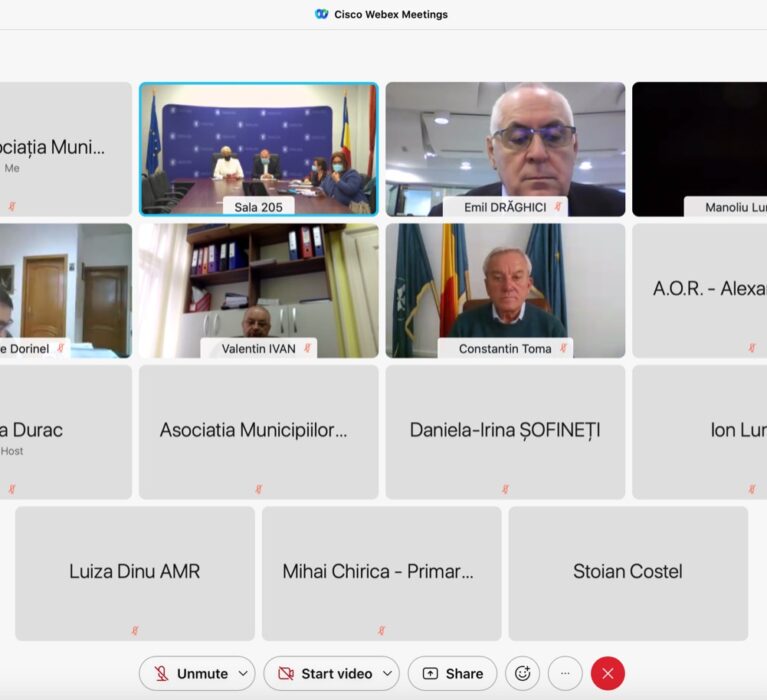 Întâlnire între Ministerul Muncii și Protecției Sociale și reprezentanții structurilor asociative ale administrației publice. Măsuri de protecție socială în sezonul rece