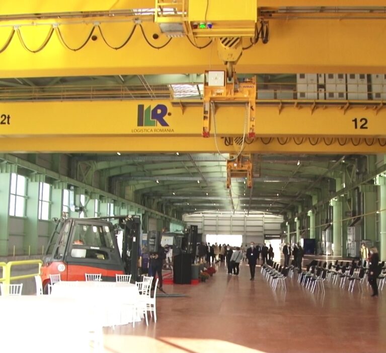 Inaugurarea halei trimodale din municipiul Giurgiu prin proiectul Proiectului ”Portul Verde și de Înaltă Performanță”