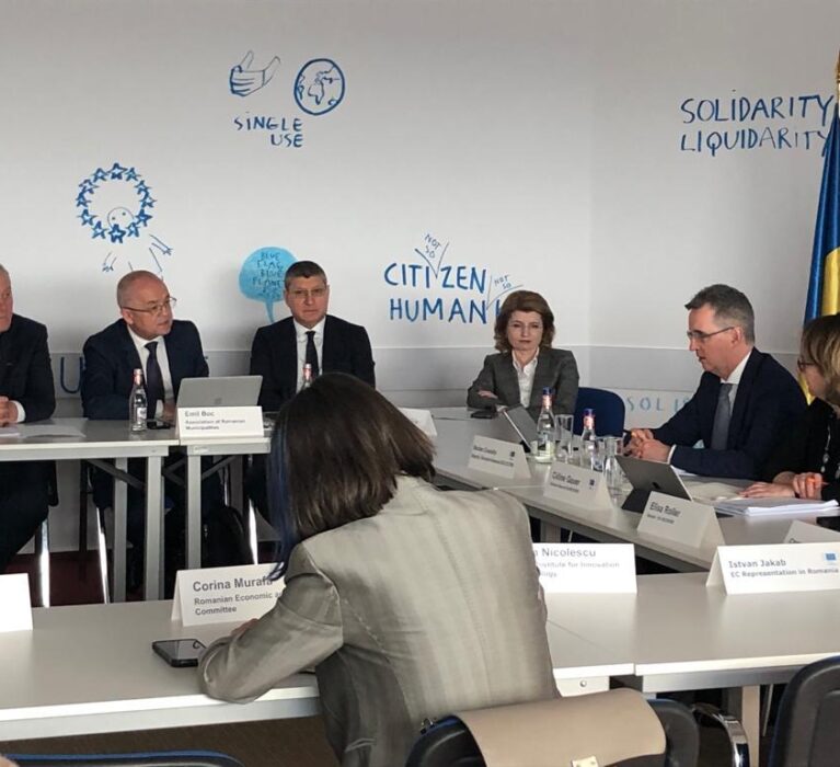 Întâlnire între reprezentanții Asociației Municipiilor din România (AMR) și reprezentanții Comisiei Europene