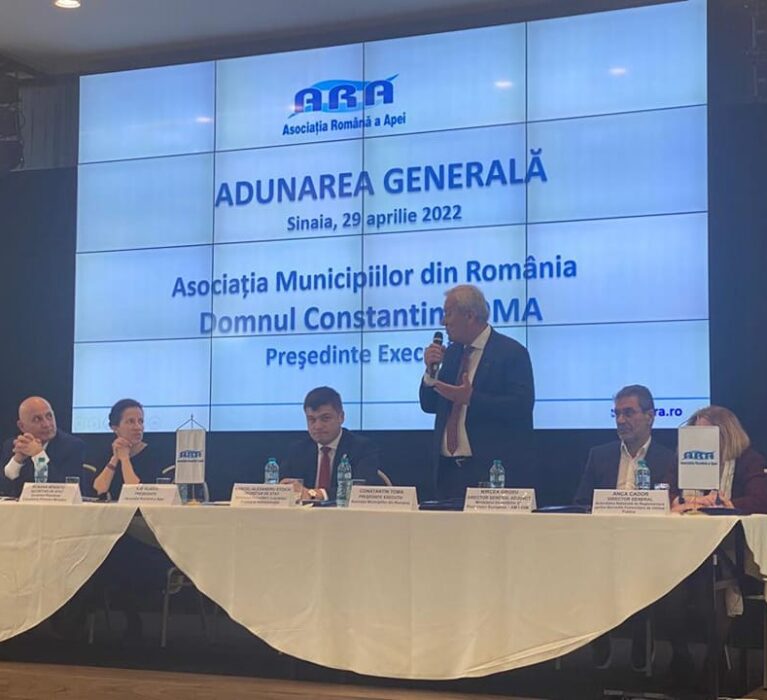 AMR reprezentată la Adunarea Generală a Asociației Române a Apei (ARA)