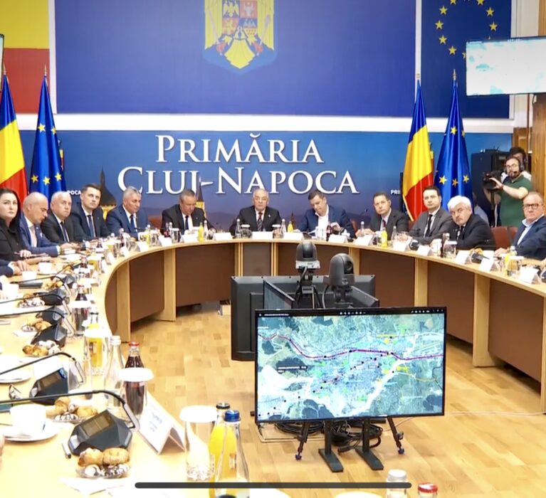 Semnarea contractului de execuție lucrări pentru Magistrala 1 de Metrou Cluj