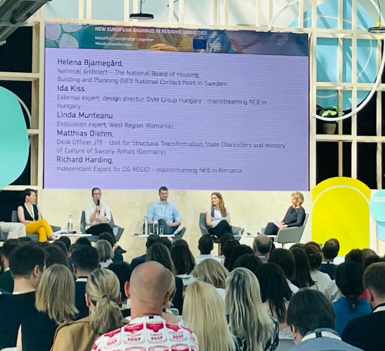 AMR a fost prezentă la „New European Bauhaus in Regions and Cities Event”