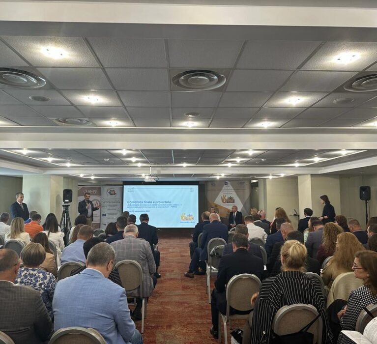 Conferința finală a proiectului „Îmbunătățirea accesului și a calității serviciilor pentru cetățeni – o administrație publică transparentă și responsabilă”